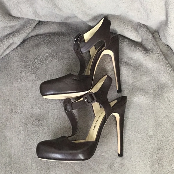 Max Kibardin Brown Close Toed Heels - Picture 3 of 4